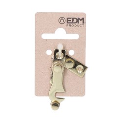 Aldaba mano derecha h laton 4cm edm