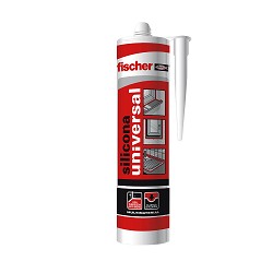 Silicona universal transparente f98646 fischer 280ml