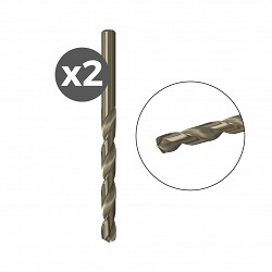 Pack 2 brocas para metal hss-co 1,5x18/40 / 2k 530492 fischer