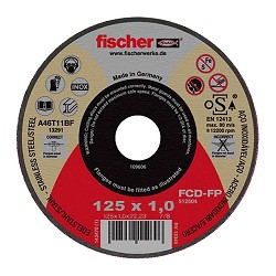 Disco fcd-fp ø125x1x22,23 plus, corte de metales 531711 fischer