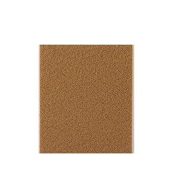 Pack 1 fieltro marron sintetico adhesivo 100x85mm plasfix inofix