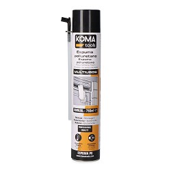 Espuma poliuretano 750ml koma tools