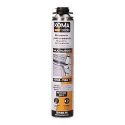 Espuma poliuretano pistola 750ml koma tools