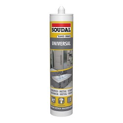 Silicona universal blanca 280ml 103184 soudal