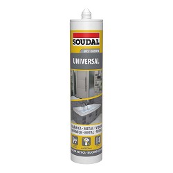 Silicona universal gris 280ml 115927 soudal