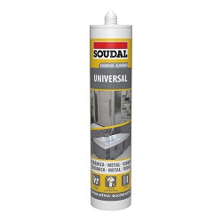 Silicona universal aluminio 280ml 115924 soudal