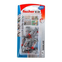 Blister 10 unid. taco duoblade k 545683 fischer