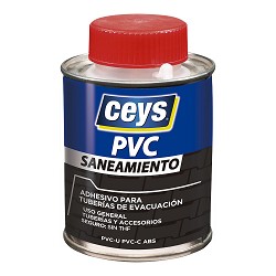 Ceys pvc saneamiento. tapon pincel 250ml 900109