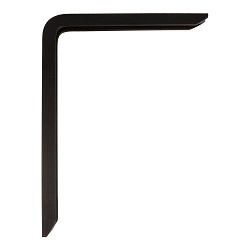 Palomilla 4plus-250x150mm aluminio negro (d) 21110 amig