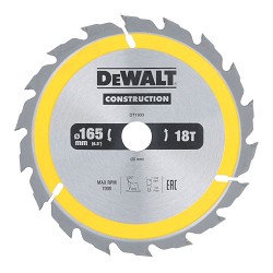 Disco corte ø165x20mm 18t (ac) dt1933-qz dewalt