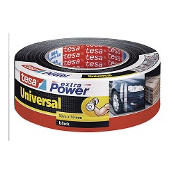 Extra power universal. 50m x 50mm negra 56389 tesa