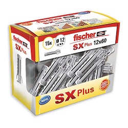 Taco sx plus ø12x60mm diy 15 unid. 568715 fischer