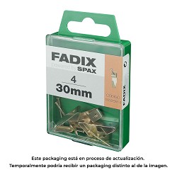 Caja m 4 unid. cuelgacuadros hansafix 30mm fadix