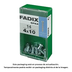 Caja s 14 unid. tornillo metrica cp m 4x10mm fadix