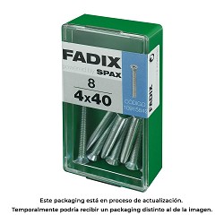 Caja s 8 unid. tornillo metrica cp m 4x40mm fadix