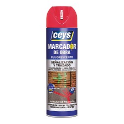 Ceys marcador obra rojo 500ml 908001