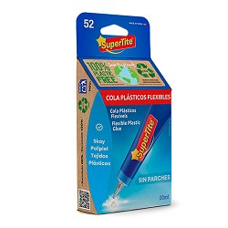 Adhesivo plast flexibles,blister 20ml 2452 supertite