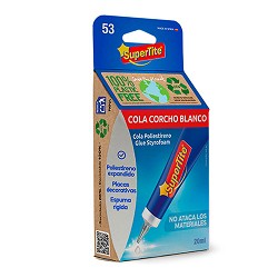 Adhesivo poliestireno, blister 20ml 2453 supertite