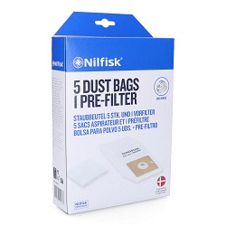 Bolsa de recambio silex para aspirador nilfisk