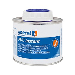 Pvc instant, bote metálico 500ml con pincel a2053 unecol