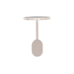 Soporte armario terminal ovalado blanco (2 uds) cintacor - storplanet