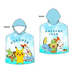 Poncho playa micro 55 x 110cm infantil pokemon