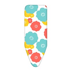 Funda plancha power vap 130x48cm. flores, 1347-5, inofix