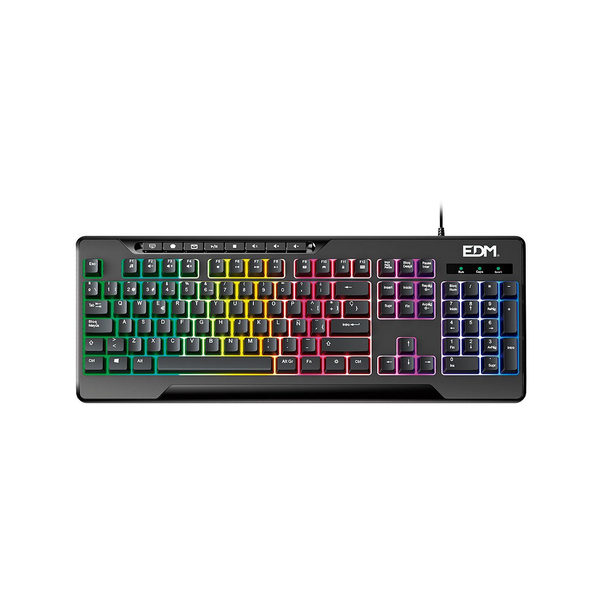 Teclado gaming edm for players