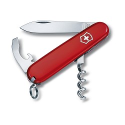 Navaja waiter roja, 9 funciones, 26x12x84mm, peso 35g. victorinox