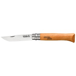 Navaja acero carbono nº12, hoja de 12cm. opinel