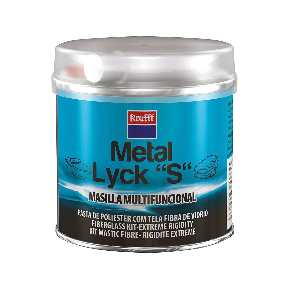 Masilla poliester metal-lyck 250gr. krafft