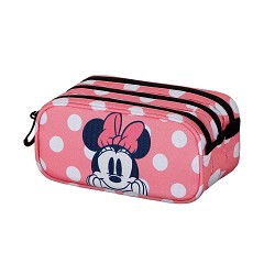 Estuche triple bolsillos fan 2.2 minnie mouse closer. karactermania