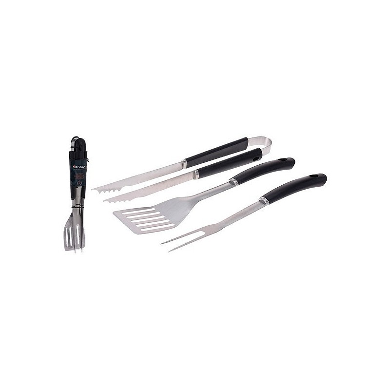 Compra Accesorios barbacoa acero inox 3 piezas NON YL7150570 al mejor precio