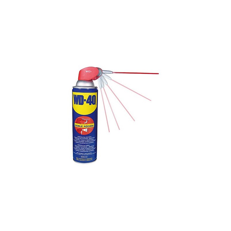 Compra Aceite lubricante multiusos doble accion spray 500 ml WD-40 34198 al mejor precio