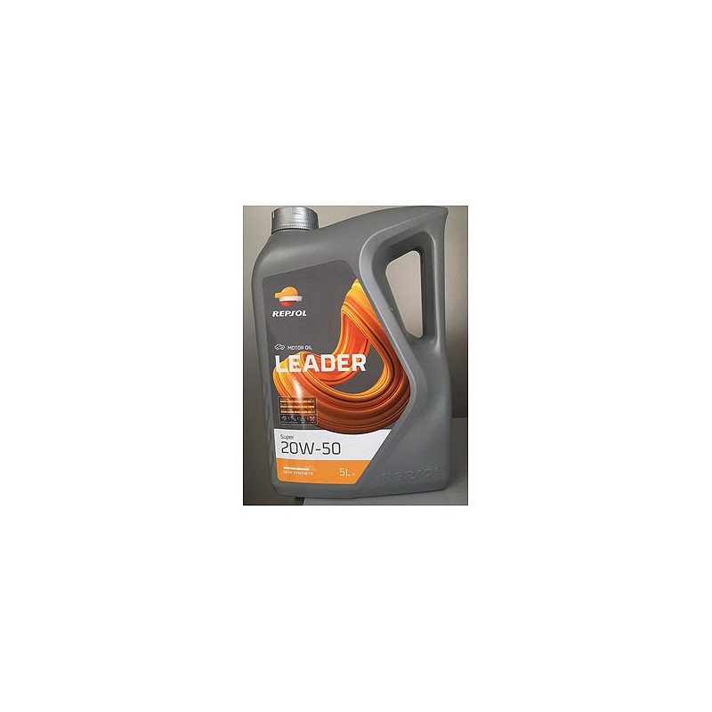 Compra Aceite motor 5lt leader super 20w50 REPSOL RP138Q55/RPP0103TFB al mejor precio