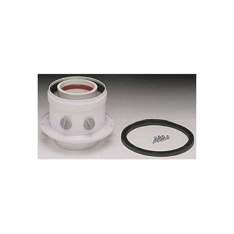 Compra Adaptador caldera coaxial vertical aluminio diámetro 60/100 blanco ADAP61SA al mejor precio