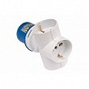 Compra Adaptador industrial ip44 2p+t 3base 2p FAMATEL 13913 al mejor precio