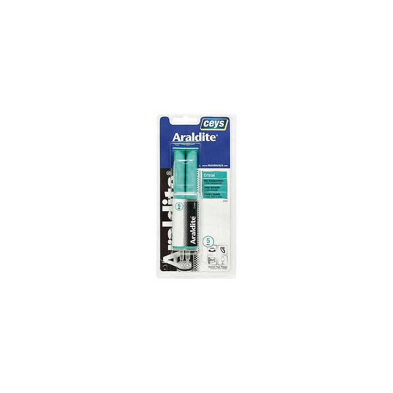 Compra Adhesivo araldite jeringa 24 ml transparente CEYS 510405 al mejor precio