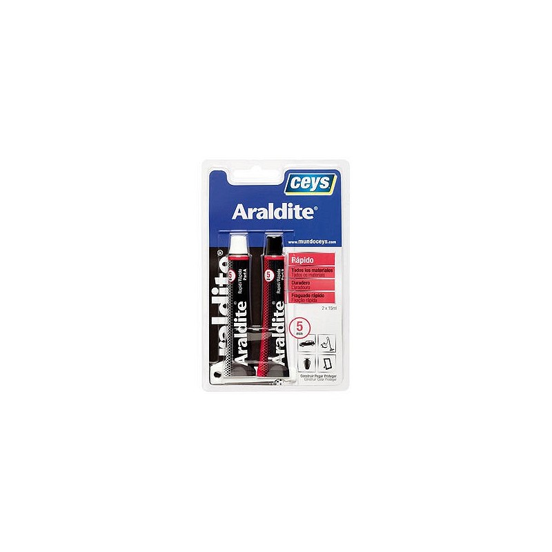 Compra Adhesivo araldite rapido 15 +15 ml CEYS 510207 al mejor precio