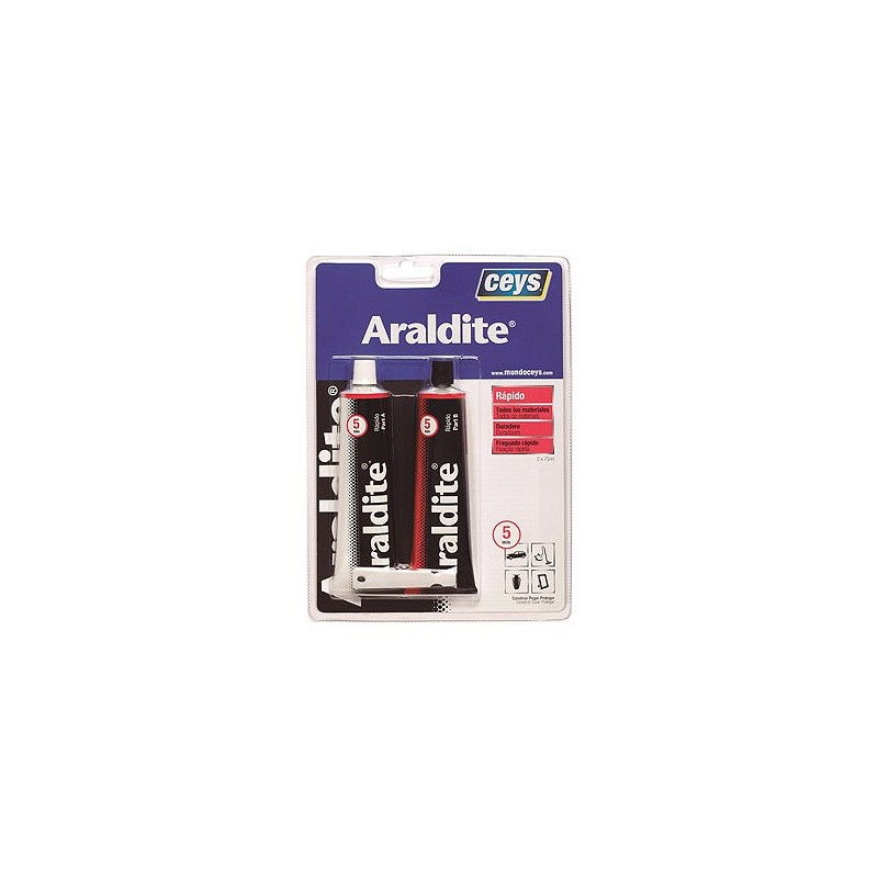 Compra Adhesivo araldite rapido profesional 75 +75 ml CEYS 510204 al mejor precio