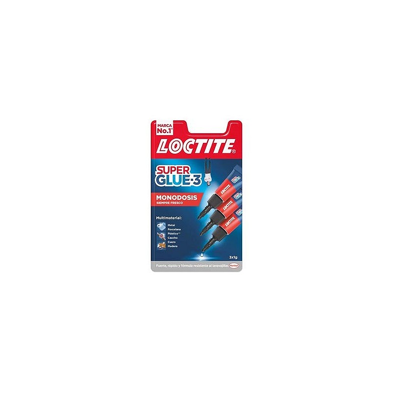 Compra Adhesivo instantaneo super glue-3 mini trio 3 x 1 gr LOCTITE 2640065 al mejor precio