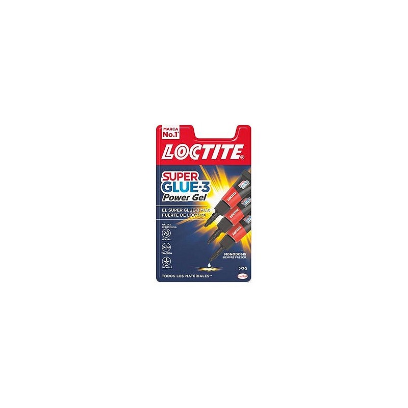 Compra Adhesivo instantaneo super glue-3 mini trio powerflex 3 x 1 gr LOCTITE 2640066 al mejor precio