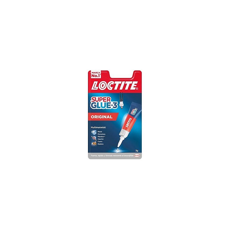 Compra Adhesivo instantaneo super glue-3 original 3 gr LOCTITE 2640968 al mejor precio