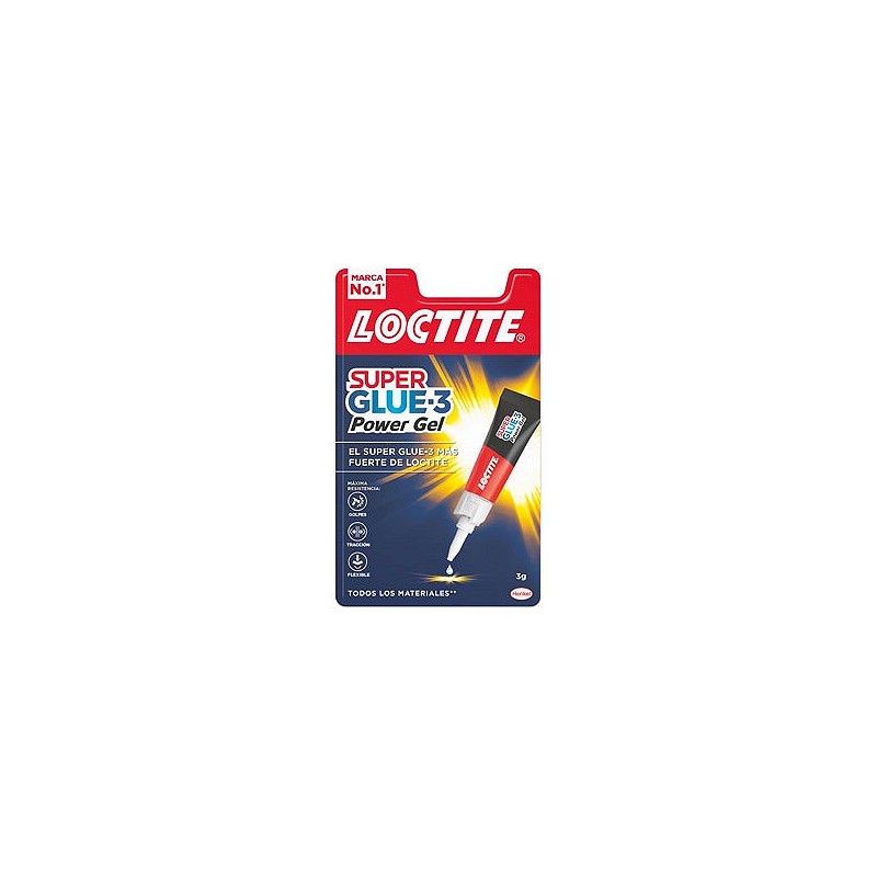 Compra Adhesivo instantaneo super glue-3 power gel 3 gr LOCTITE 2640067 al mejor precio