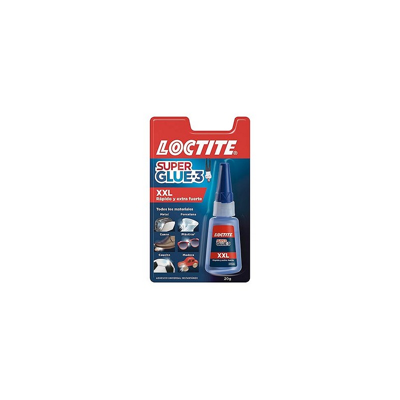 Compra Adhesivo instantaneo super glue-3 xxl 20 gr LOCTITE 2646770 al mejor precio