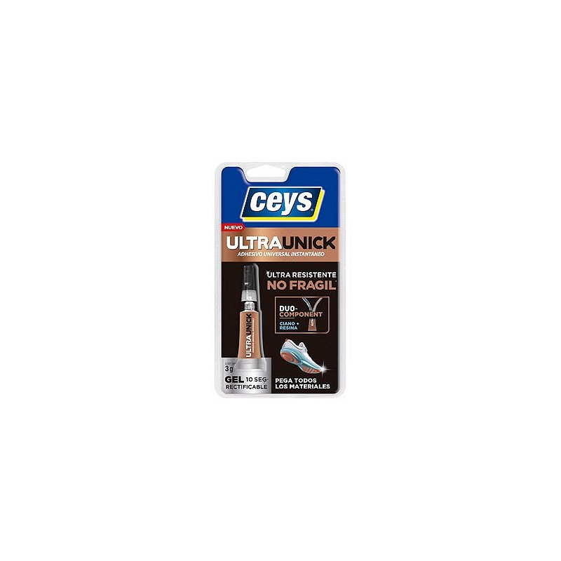 Compra Adhesivo instantaneo ultraunick gel 3 gr CEYS 504286 al mejor precio