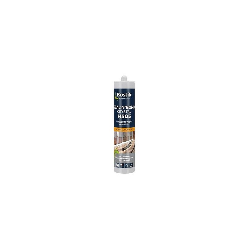 Compra Adhesivo montaje h505 seal n bond crystal 290 ml transparente BOSTIK 30620564 al mejor precio