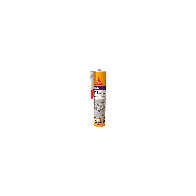 Compra Adhesivo montaje sellador sikaflex 111 stick & seal 290 ml marron SIKA 569164 al mejor precio