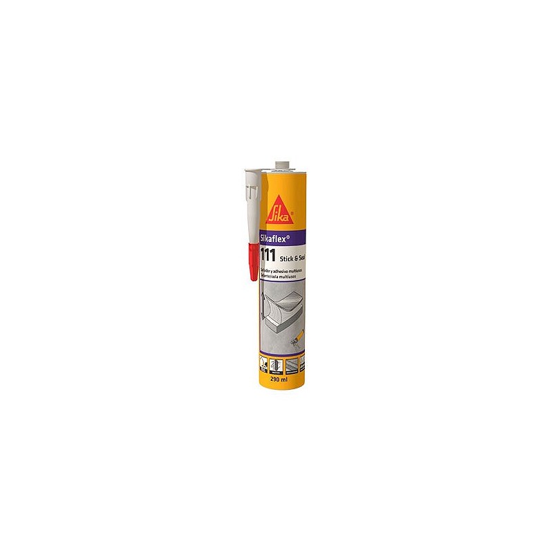 Compra Adhesivo montaje sellador sikaflex 111 stick & seal 290 ml blanco SIKA 557023 al mejor precio