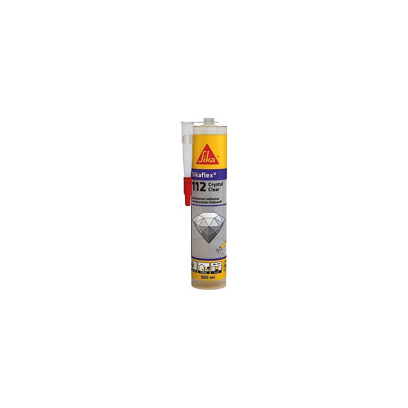 Compra Adhesivo montaje sellador sikaflex 112 crystal clear 290 gr transparente SIKA 560081 al mejor precio